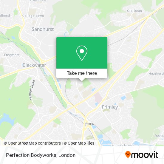 Perfection Bodyworks map