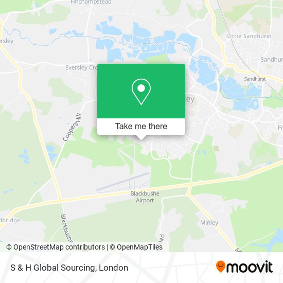 S & H Global Sourcing map