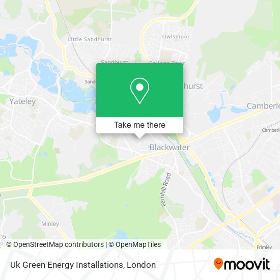 Uk Green Energy Installations map