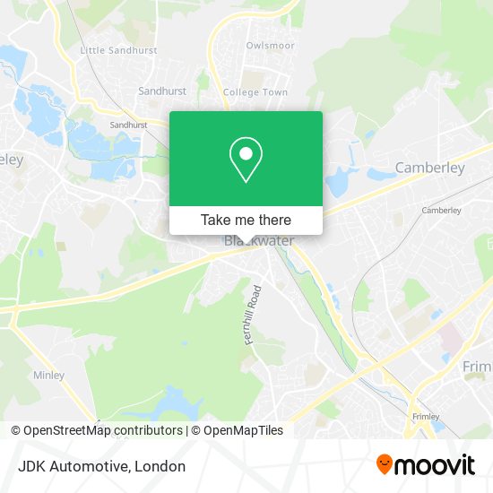 JDK Automotive map