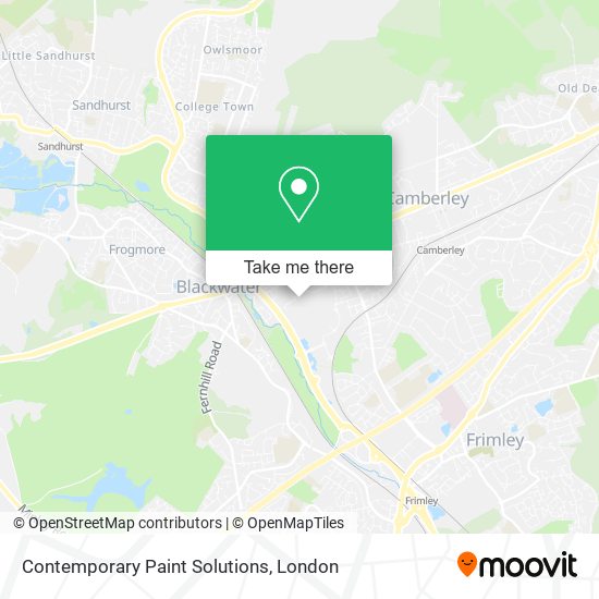 Contemporary Paint Solutions map