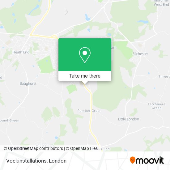 Vockinstallations map