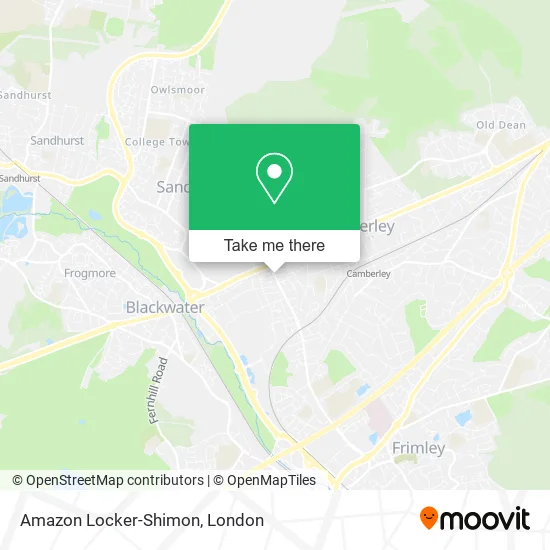 Amazon Locker-Shimon map