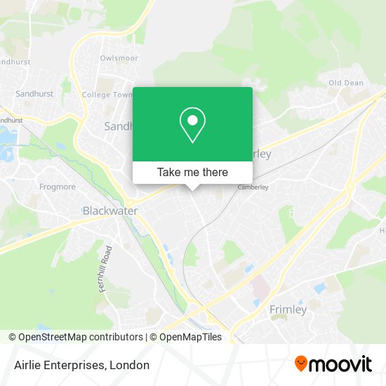 Airlie Enterprises map
