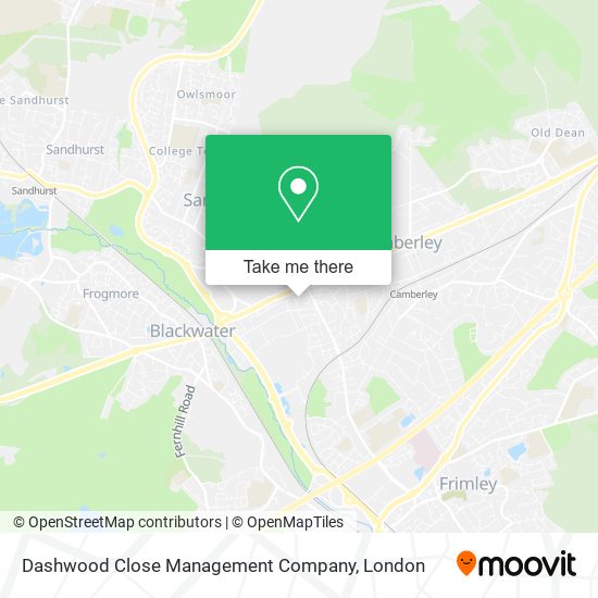 Dashwood Close Management Company map