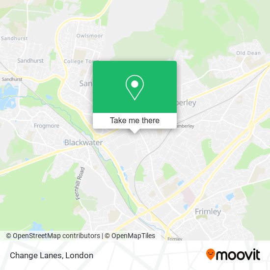 Change Lanes map