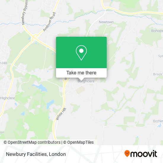 Newbury Facilities map