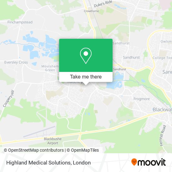 Highland Medical Solutions map