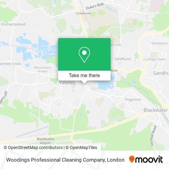 Woodings Professional Cleaning Company map