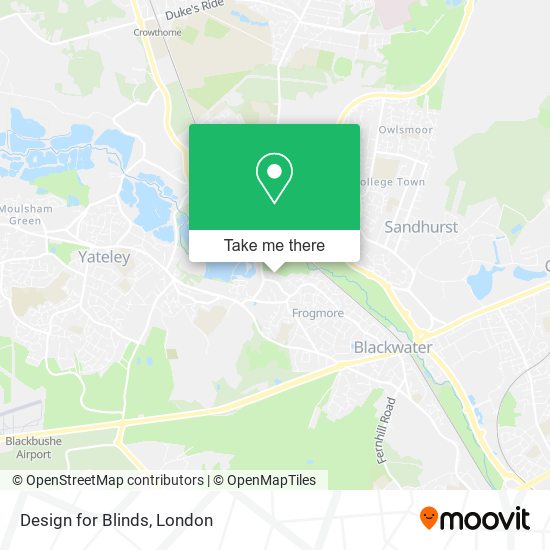 Design for Blinds map