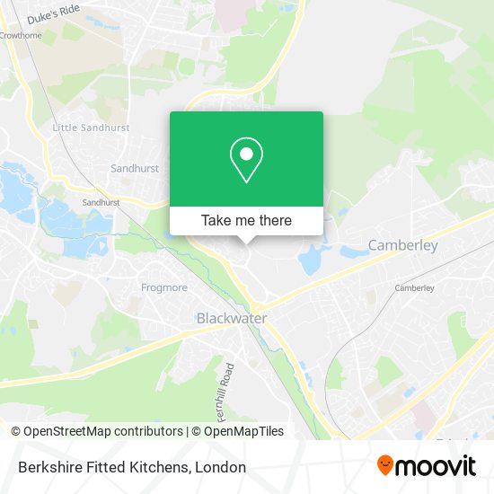 Berkshire Fitted Kitchens map