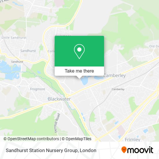 Sandhurst Station Nursery Group map