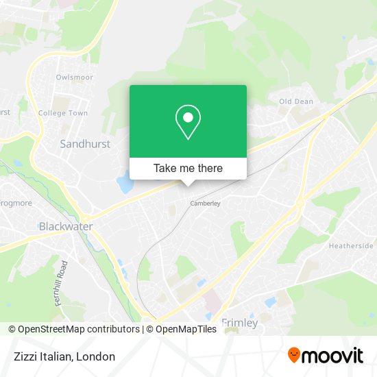 Zizzi Italian map