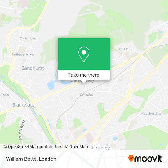 William Betts map