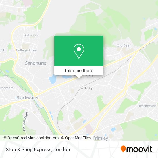 Stop & Shop Express map