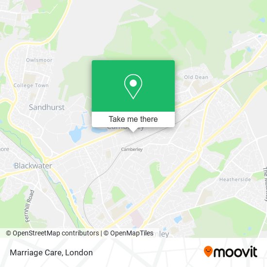 Marriage Care map