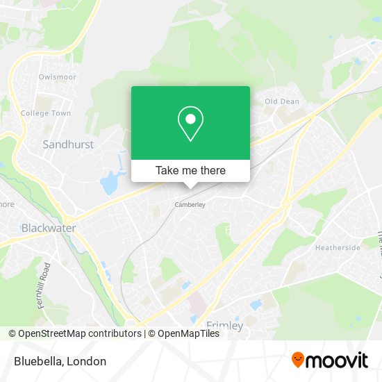 Bluebella map