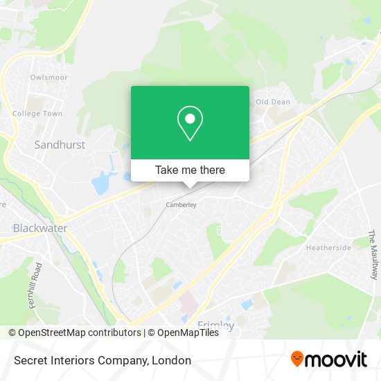 Secret Interiors Company map