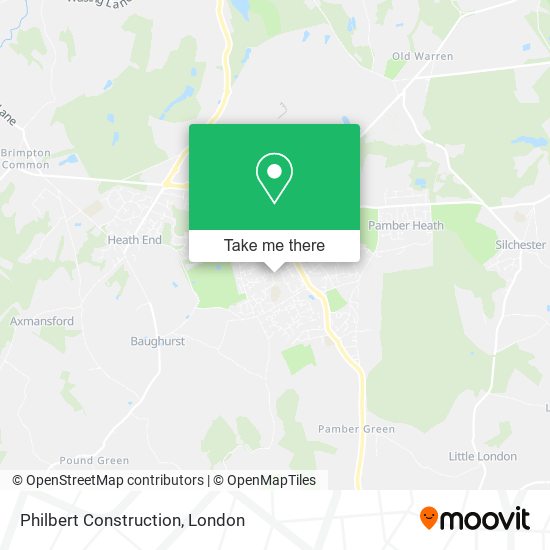 Philbert Construction map