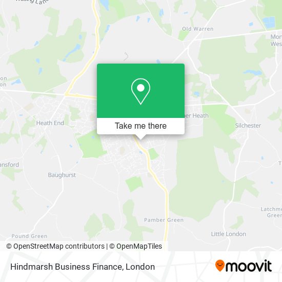 Hindmarsh Business Finance map