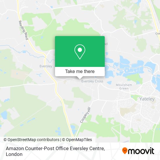 Amazon Counter-Post Office Eversley Centre map