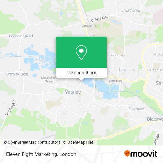 Eleven Eight Marketing map