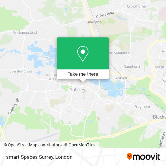 smart Spaces Surrey map