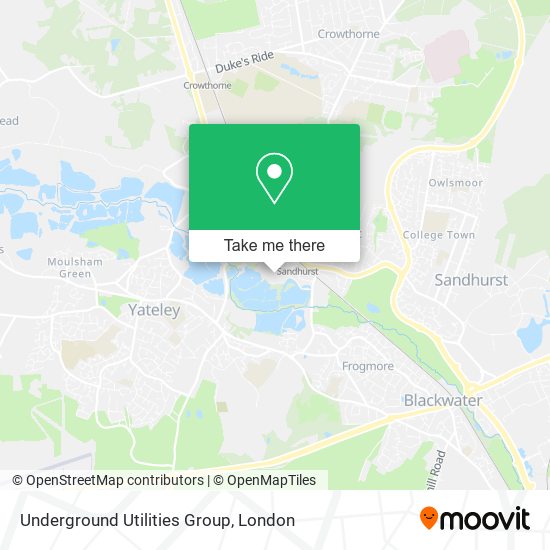 Underground Utilities Group map