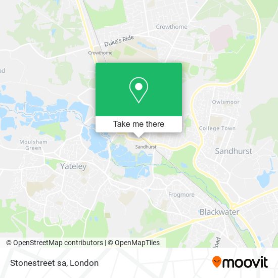 Stonestreet sa map