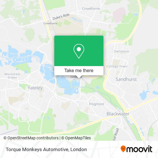 Torque Monkeys Automotive map