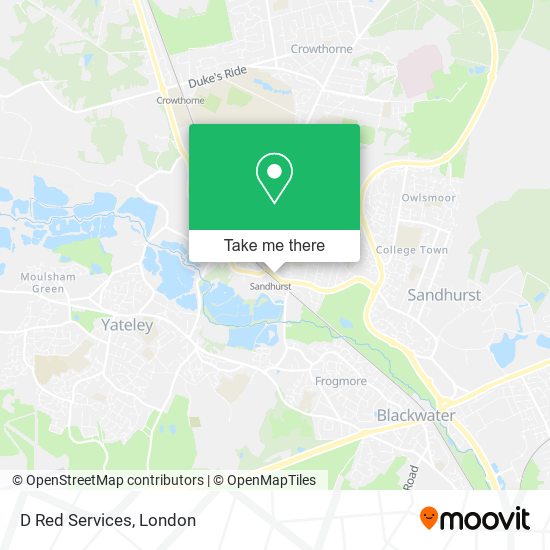 D Red Services map
