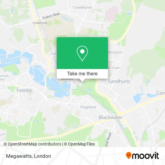 Megawatts map
