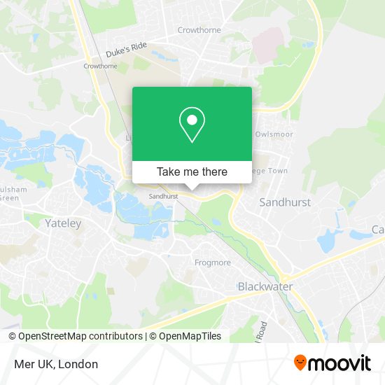 Mer UK map