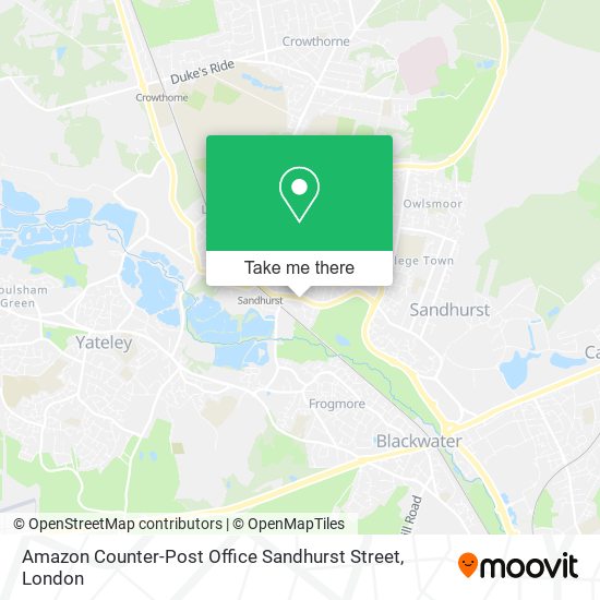 Amazon Counter-Post Office Sandhurst Street map