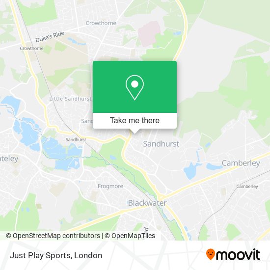 Just Play Sports map