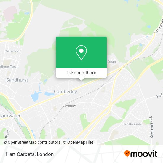 Hart Carpets map