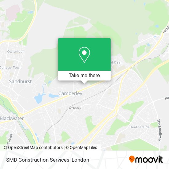 SMD Construction Services map