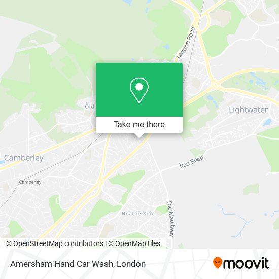 Amersham Hand Car Wash map