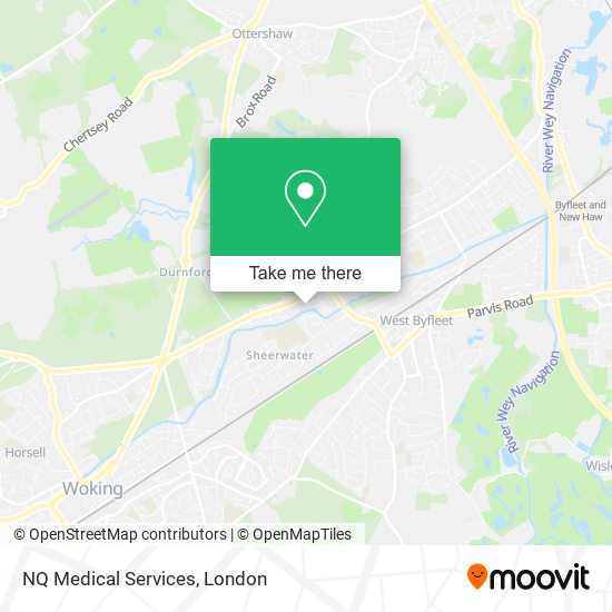 NQ Medical Services map