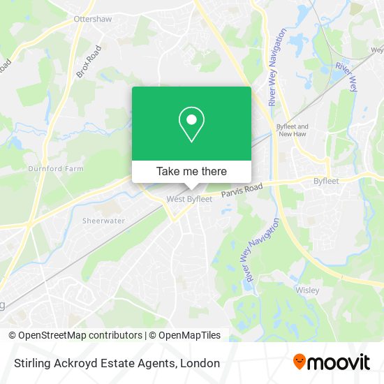 Stirling Ackroyd Estate Agents map