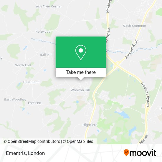 Ementris map