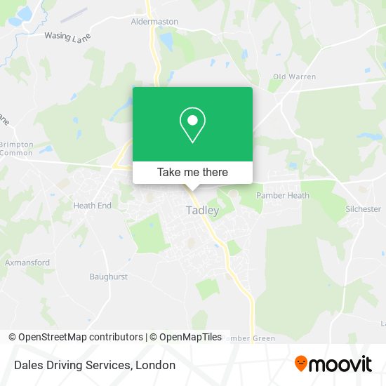 Dales Driving Services map