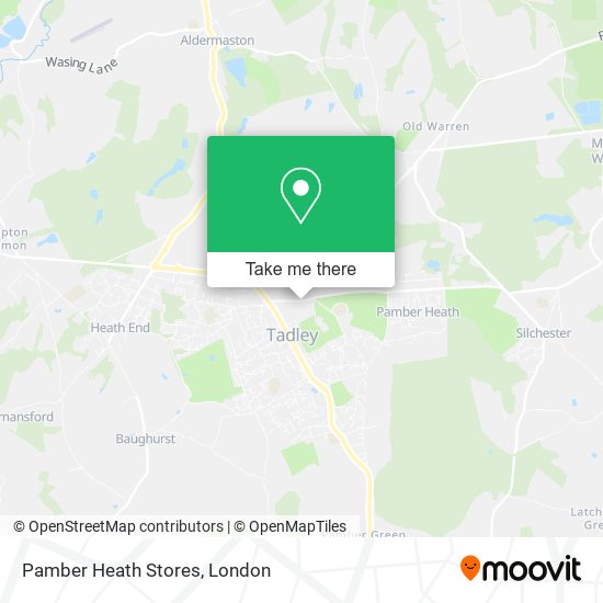 Pamber Heath Stores map