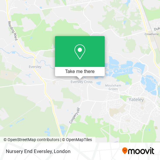 Nursery End Eversley map