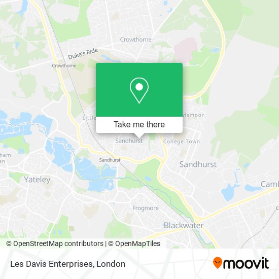 Les Davis Enterprises map