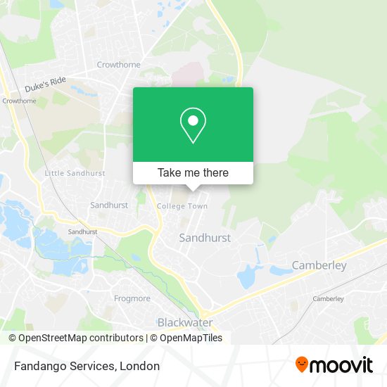 Fandango Services map