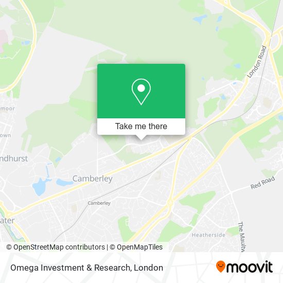 Omega Investment & Research map
