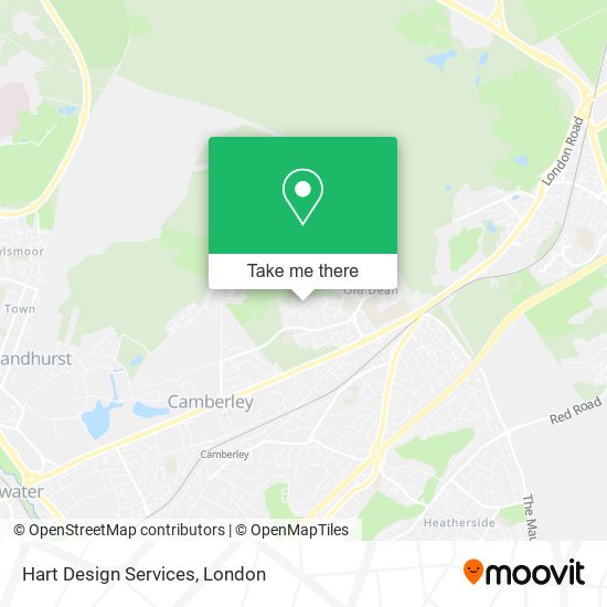 Hart Design Services map