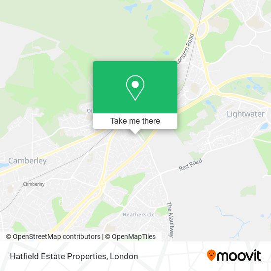Hatfield Estate Properties map