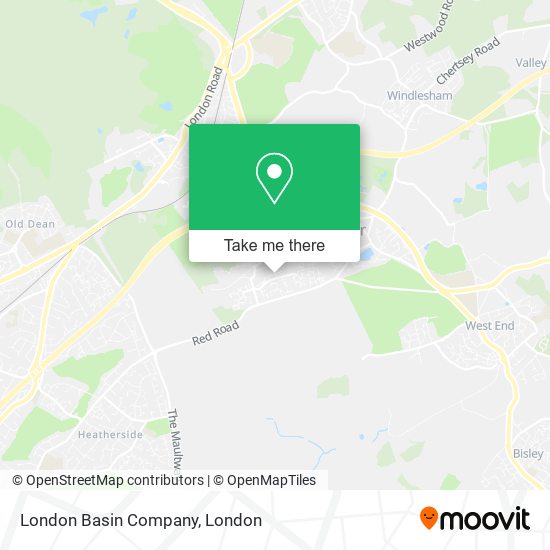 London Basin Company map